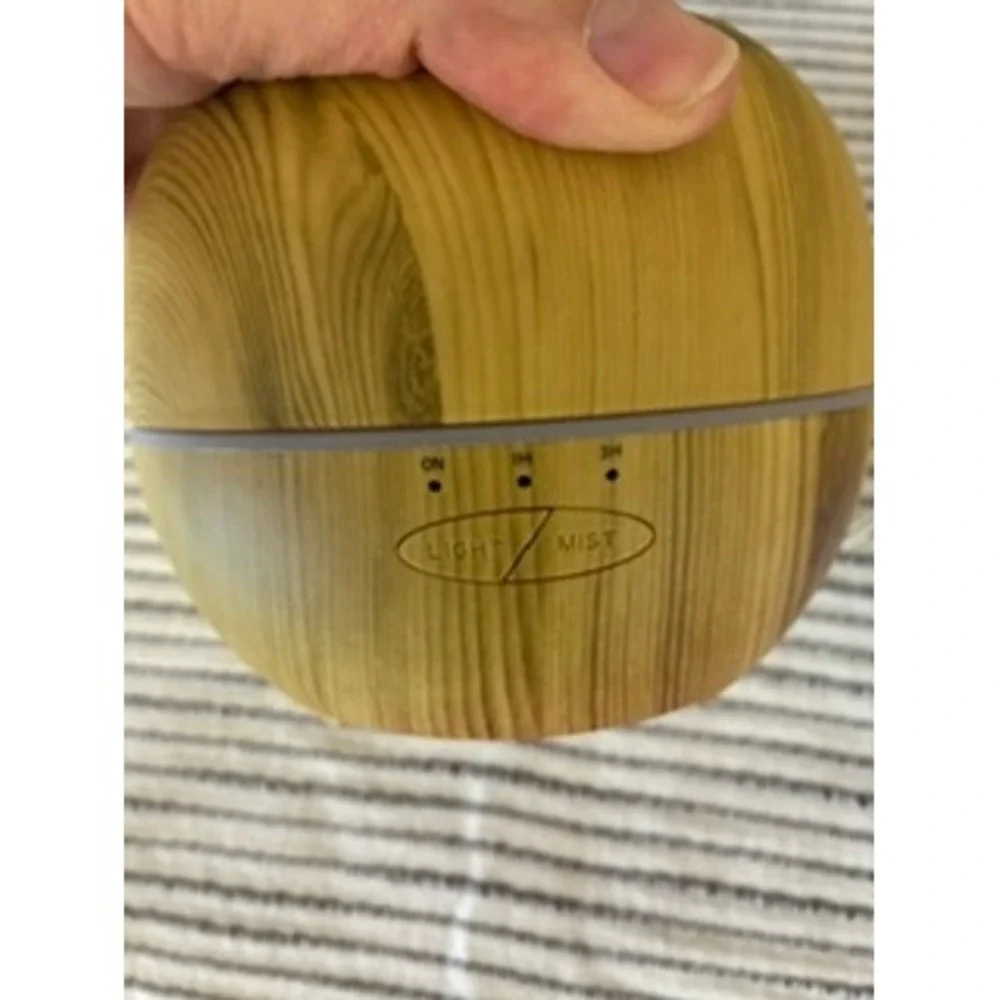 ArtNaturals Aroma Diffuser Wood Grain Ultrasonic Cool Mist Humidifier ANNA-0204